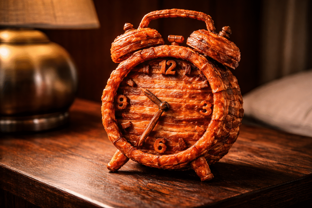 bacon alarm clock