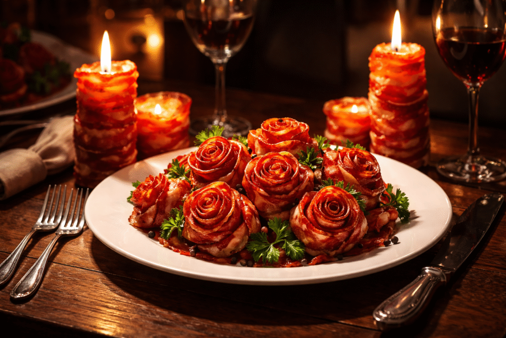 bacon-candlelight-dinner