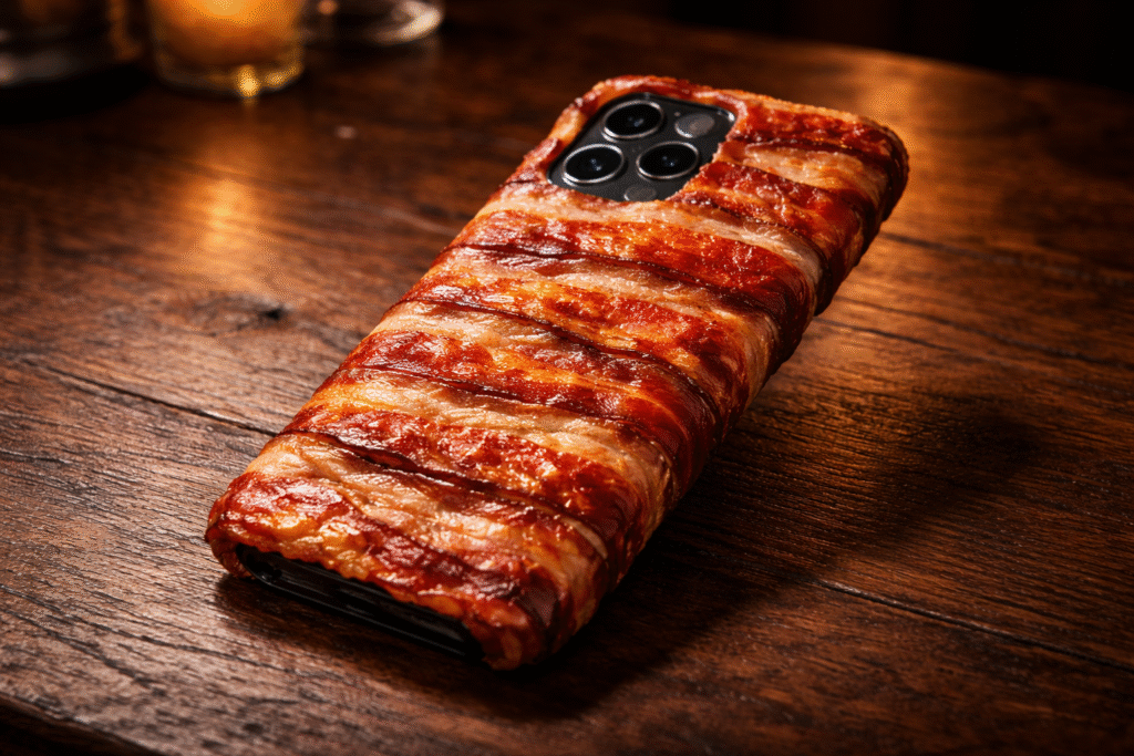 the bacon phone case